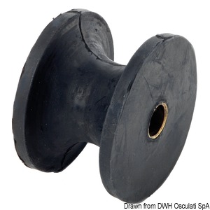 Spare pulley for bow roller