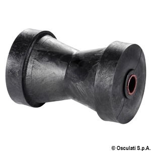 Central roller, black 130 mm