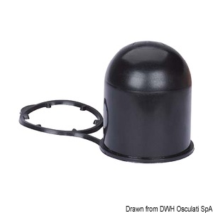 Universal tow ball joint cover for boat trailers