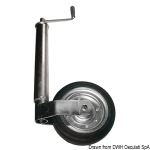 Front adjustable wheel Ø 60 mm