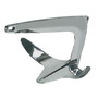 Trefoil® anchor made of mirror-polished AISI316 stainless steel title=