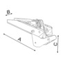Compact lightweight seesaw roller 300 mm