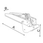 Compact lightweight seesaw roller 400 mm