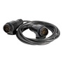 Extension cable for trailer 2 plugs/13 poles 5 m