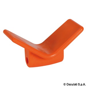 Butée de proue orange polyuréthane 105 x67x124mm