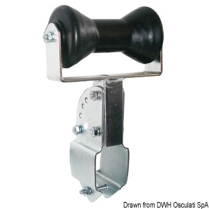 Большой килевой ролик с регулируемой опорой