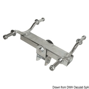 Side roller bracket, 4-roller raised 40 mm