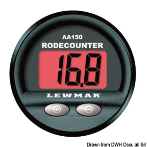 Contador de metros Lewmar AA150 (funciones básicas)