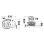 LEWMAR CPX2 GD/GO windlass, 700W