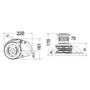 Cabrestante Lewmar CPX3 10mm alto barbotin
