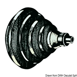 ABS cable ring gland with rubber bellows