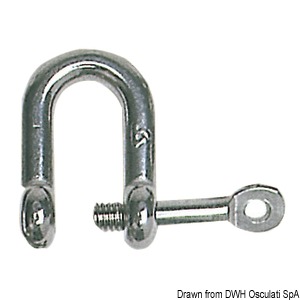 \'D\' Shackles with captive pin