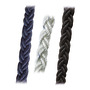 Square Line polyester braid black 24 mm