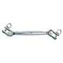 Turnbuckle w. 2 articulated jaws AISI 316 8 mm