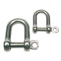 Stainless 'D' Shackles AISI 316 title=