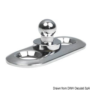 Loxx male snap fastener + plate