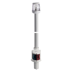Recess white pole 100 cm360° red/green light