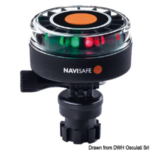 Lámpara Navisafe 360° tricolor con conexión de bayoneta