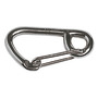 Snap-hooks with large opening, made of stainless steel title=