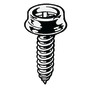 Nickel-plated brass fastener for carpet, male