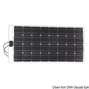 ENECOM Solarzellenpaneel biegsam 100Wp 1231x536mm