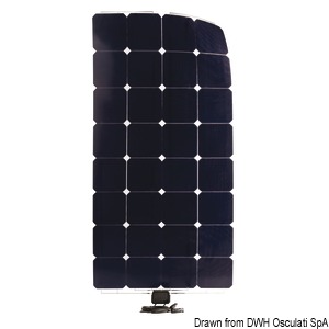 Enecom Solarzellenpaneel SunPower 120Wp 1230x54 mm