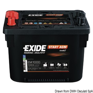 Exide Maxxima starting battery