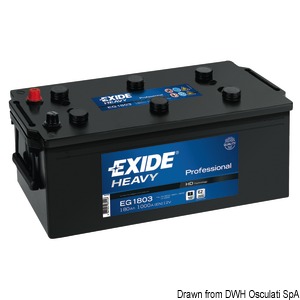 Μπαταρία EXIDE Professional για εκκίνηση και λειτουργίες στο σκάφος