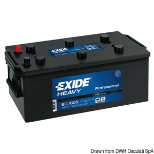 EXIDE Professional batteries for starting and onboard services