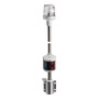 Wall-mounting white combined lightpole 100 cm