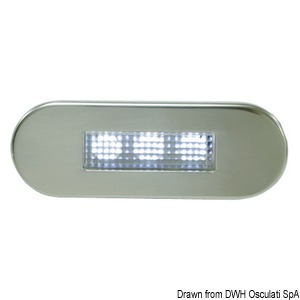 Luce di cortesia LED da incasso - frontale