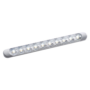 Free-standing LED light fixture white 230x24x11 mm
