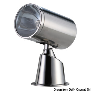 SS electrically controlled spotlight 24 V