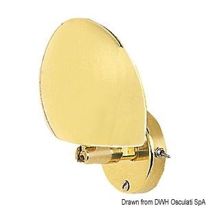 Reading spotlight with articulated screen