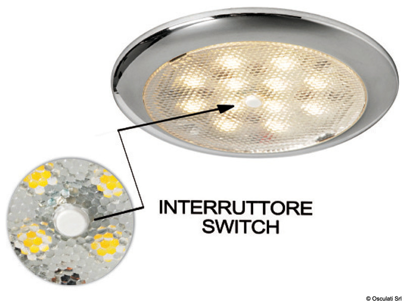Procion Aisi316 Ceiling Light With Switch, Battery Powered Ceiling Light With Wall Switch