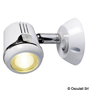 Spot articulé blanc HI-POWER LED 12/24 V