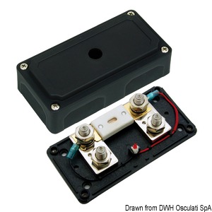 ANL fuse holder, dual terminal box