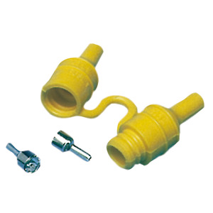 Watertight fuse holder for glass fuses