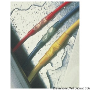 Watertight crimping joints, red