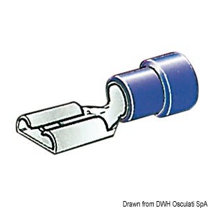 Faston pre-insulated female connector 1-2.5mm²