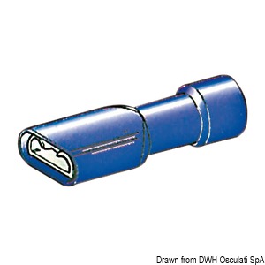 Faston pre-insulated female connector 2.5-6mm²