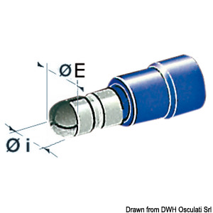 Zylinderpole Stecker 1-2,5 mm²