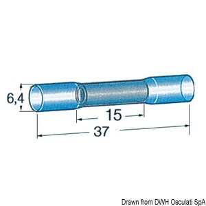 Isolierte Schrumpfhülse 1-2,5 mm²