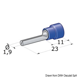 Spinotto giunzione maschio 1-2,5 mm²