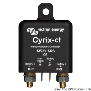 VICTRON Cyrix-ct dual battery charger 120Ah