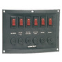 Panel de 6 interruptores horizontales
