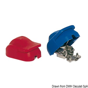 Universal snap mounting battery terminals