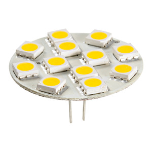 Ampoule 12 LED G4 fixation arrière Ø 30 mm