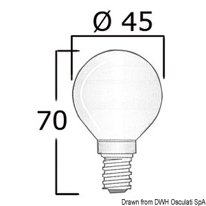 Ampoule E 14 24 V 25 W