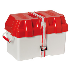 Battery box white/red moplen 100 A